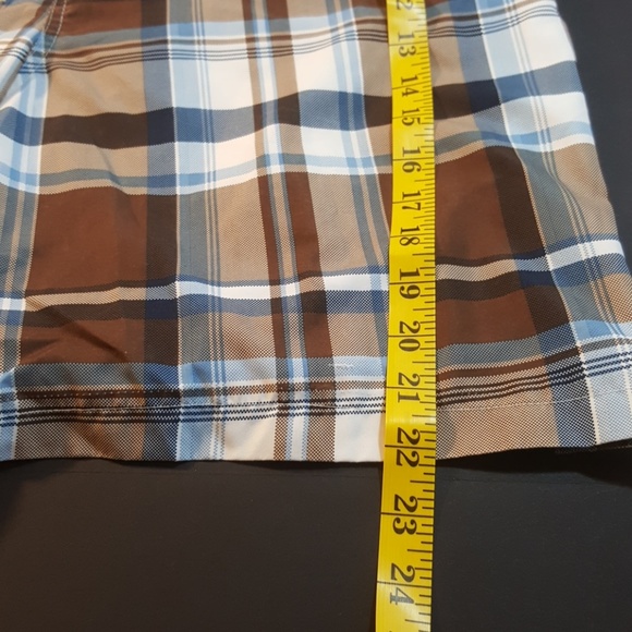 Authentic Consensus Mens Plaid Swim Trunks - Picture 5 of 6